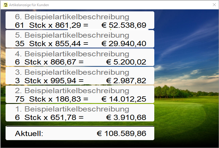 Kundendisplay